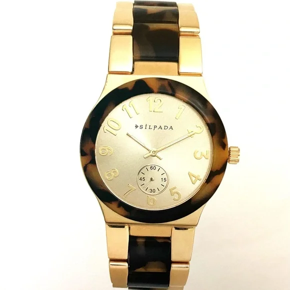 Silpada | Accessories | Silpada Timeless Tortoise Gold Watch  display picture 1